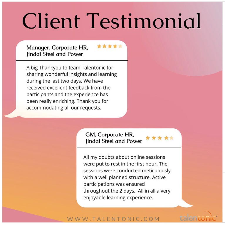 client reviews