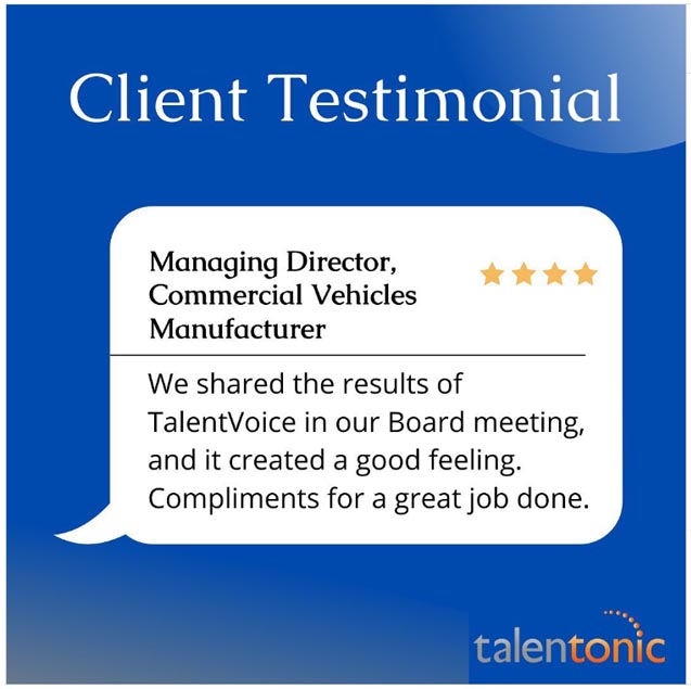 client testimonial